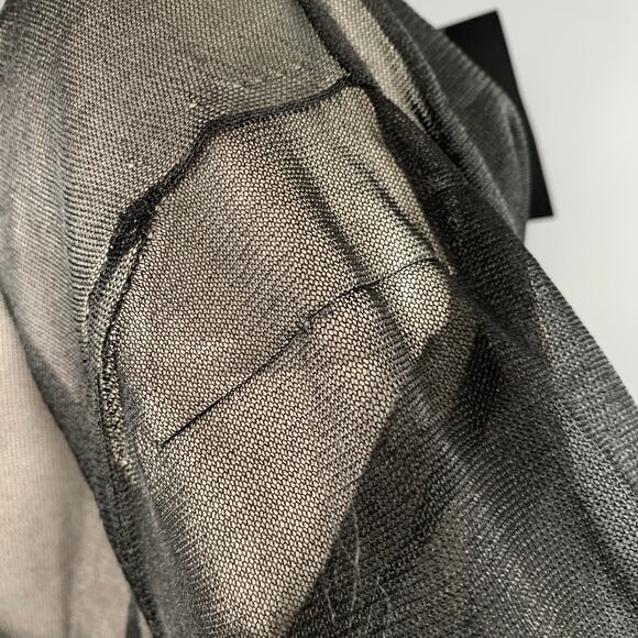 CALVIN KLEIN COLLECTION Size XS Wilson Black Mesh T-Shirt Dress - Picture 7 of 16